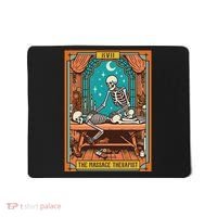 Funny Skeleton Massage Therapy Massage Therapist Tarot Card Mousepad thumb 0