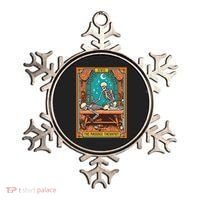 Funny Skeleton Massage Therapy Massage Therapist Tarot Card Ornament thumb 0