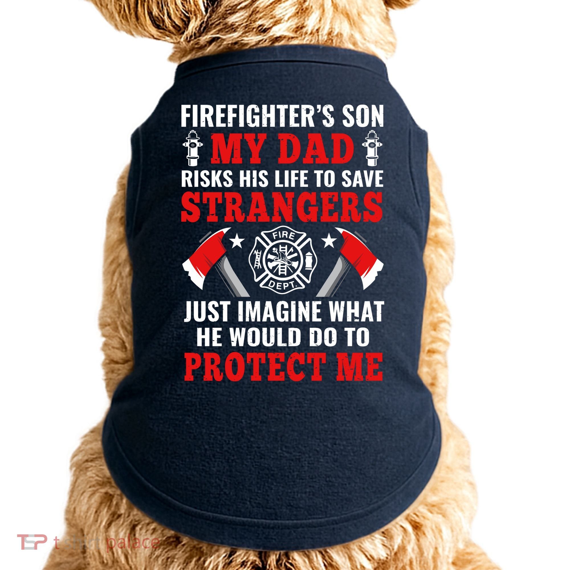 Firefighters Son My Dad Risks His Life To Save Stransgers Doggie Tank