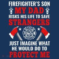 Firefighters Son My Dad Risks His Life To Save Stransgers Beanie thumb 2