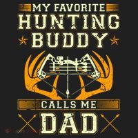 Father Son Matching Hunting Buddies Hunting Dad Cute Gift Beanie thumb 2
