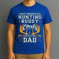 Father Son Matching Hunting Buddies Hunting Dad Cute Gift T-Shirt thumb 3