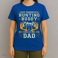 Father Son Matching Hunting Buddies Hunting Dad Cute Gift T-Shirt thumb 4