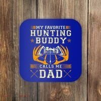 Father Son Matching Hunting Buddies Hunting Dad Cute Gift Coaster thumb 0