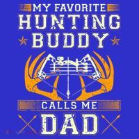 Father Son Matching Hunting Buddies Hunting Dad Cute Gift Coaster thumb 2