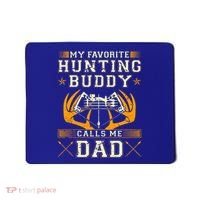 Father Son Matching Hunting Buddies Hunting Dad Cute Gift Mousepad thumb 0