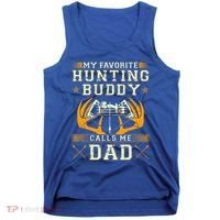 Father Son Matching Hunting Buddies Hunting Dad Cute Gift Tank Top thumb 0