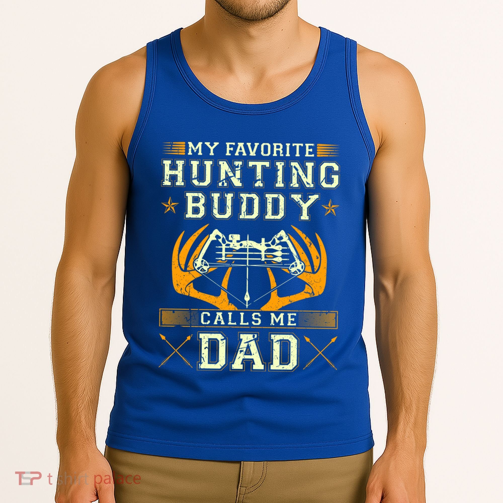 Father Son Matching Hunting Buddies Hunting Dad Cute Gift Tank Top