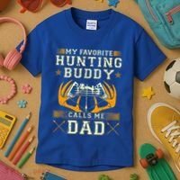 Father Son Matching Hunting Buddies Hunting Dad Cute Gift Kids T-Shirt thumb 3