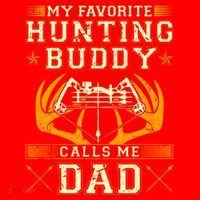 Father Son Matching Hunting Buddies Hunting Dad Cute Gift Santa Hat thumb 1