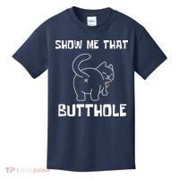 Funny Show Me That Butthole Kids T-Shirt thumb 0