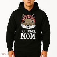 Funny Squirrel Mom Rodent Gopher Chipmunk Lover Women Hoodie thumb 2