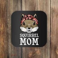 Funny Squirrel Mom Rodent Gopher Chipmunk Lover Women Coaster thumb 0