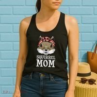 Funny Squirrel Mom Rodent Gopher Chipmunk Lover Women Women's Tank Top thumb 2