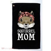 Funny Squirrel Mom Rodent Gopher Chipmunk Lover Women Golf Towel thumb 0