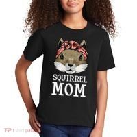 Funny Squirrel Mom Rodent Gopher Chipmunk Lover Women Kids T-Shirt thumb 2