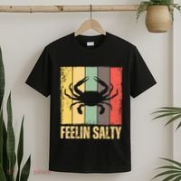 Feelin Salty Maryland Crab Retro Vintage T-Shirt thumb 2