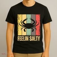 Feelin Salty Maryland Crab Retro Vintage T-Shirt thumb 3