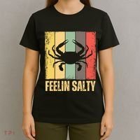 Feelin Salty Maryland Crab Retro Vintage T-Shirt thumb 4