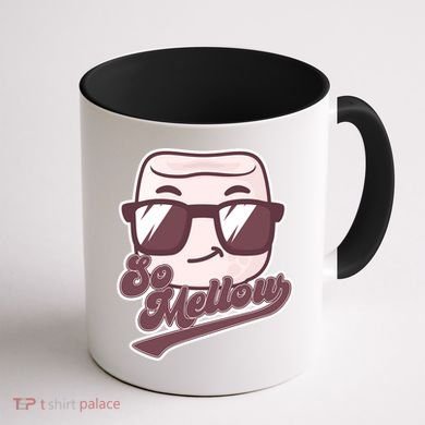 Funny So Mellow Cool Marshmallow Coffee Mug back