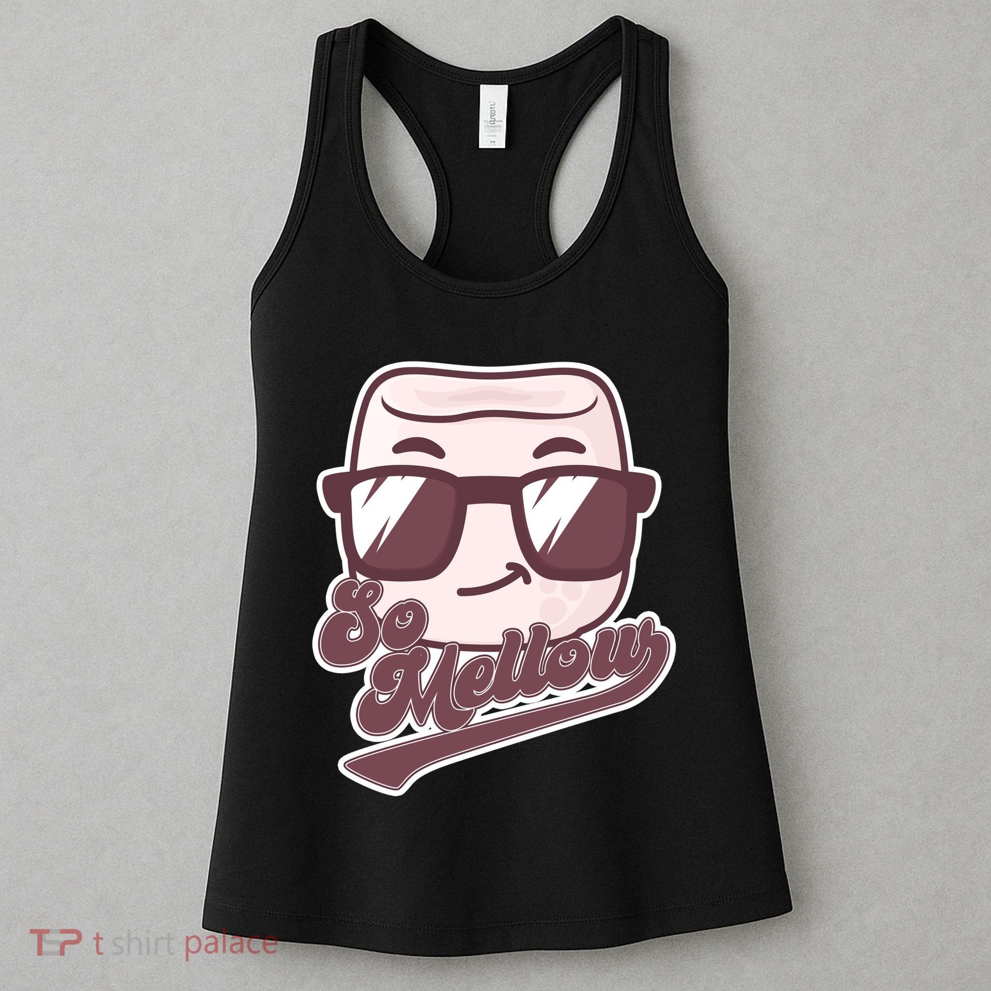 Funny So Mellow Cool Marshmallow Women's Tank Top