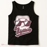 Funny So Mellow Cool Marshmallow Tank Top thumb 2