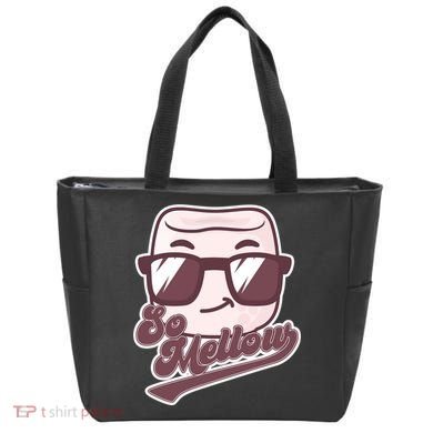 Funny So Mellow Cool Marshmallow Tote Bag