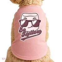 Funny So Mellow Cool Marshmallow Doggie Tank thumb 0