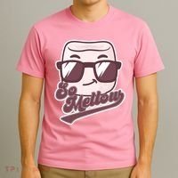 Funny So Mellow Cool Marshmallow T-Shirt thumb 3