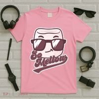 Funny So Mellow Cool Marshmallow T-Shirt thumb 5