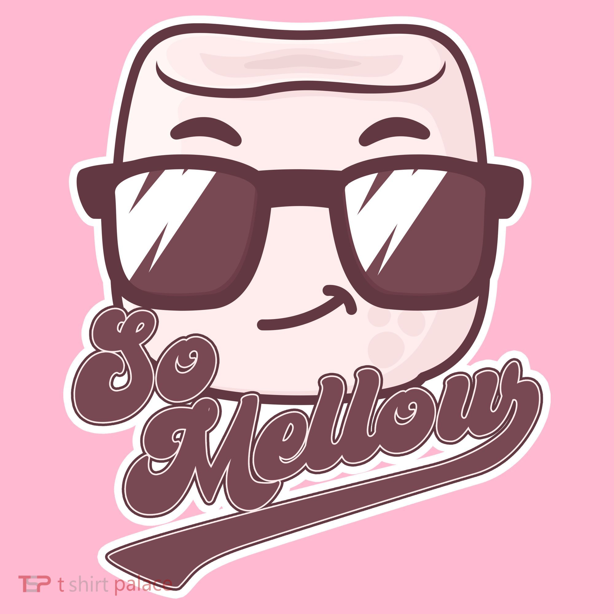 Funny So Mellow Cool Marshmallow Toddler Hoodie