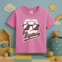 Funny So Mellow Cool Marshmallow Toddler T-Shirt thumb 3