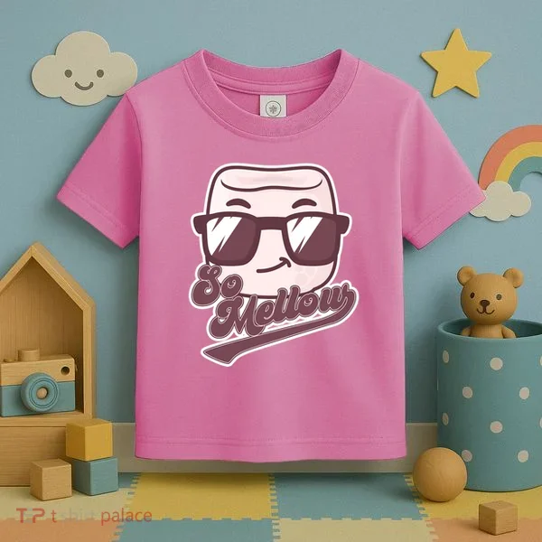 Funny So Mellow Cool Marshmallow Toddler T-Shirt