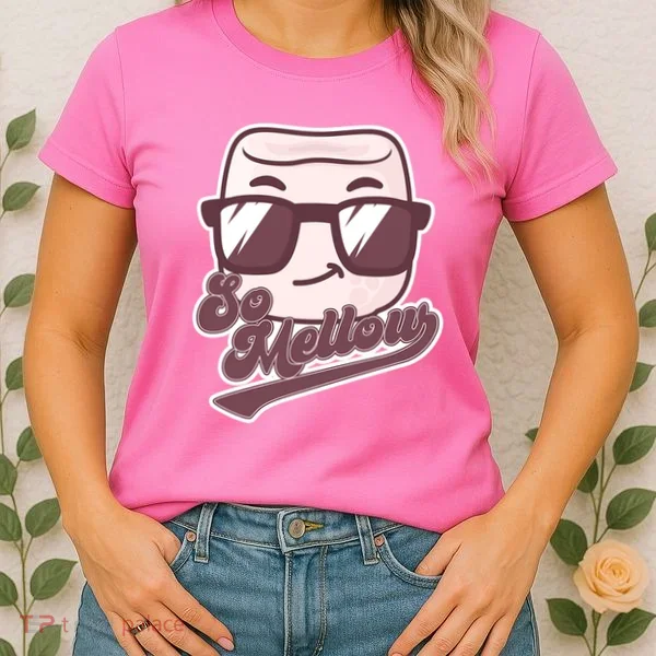 Funny So Mellow Cool Marshmallow Women's T-Shirt