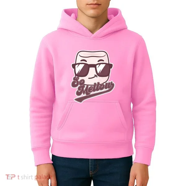 Funny So Mellow Cool Marshmallow Kids Hoodie