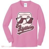 Funny So Mellow Cool Marshmallow Kids Long Sleeve Shirt thumb 0