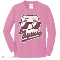 Funny So Mellow Cool Marshmallow Kids Long Sleeve Shirt thumb 0