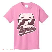 Funny So Mellow Cool Marshmallow Kids T-Shirt thumb 0