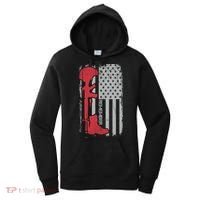 Fallen Soldier Memorial Day Salute Usa American Flag Gift Women's Hoodie thumb 0