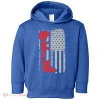 Fallen Soldier Memorial Day Salute Usa American Flag Gift Toddler Hoodie thumb 0