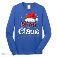 Funny Santa Mimi Claus Christmas Family Funny Gift Long Sleeve Shirt thumb 0