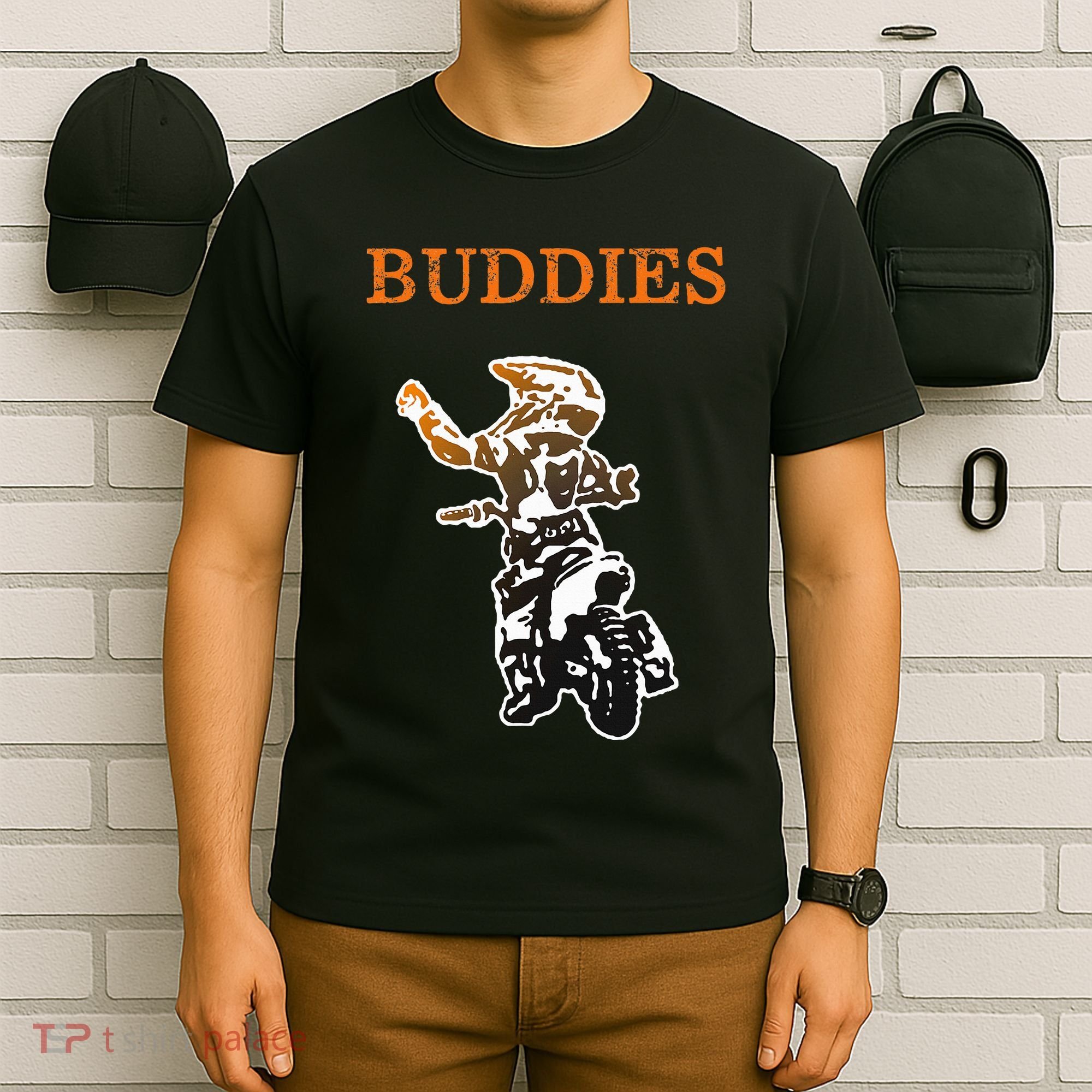 Father Son Matching Riding Buddies Dirt Bike Dad Motocross T-Shirt