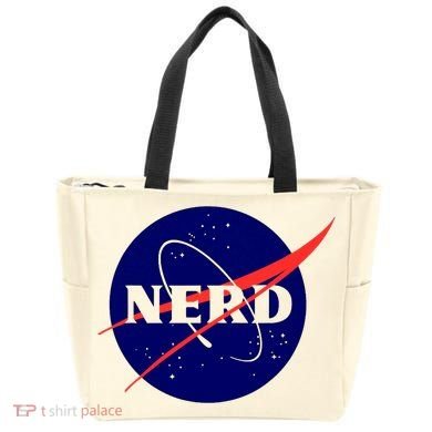 Funny Science Nerds Astronaut Astronomy Space Planets Galaxy Tote Bag