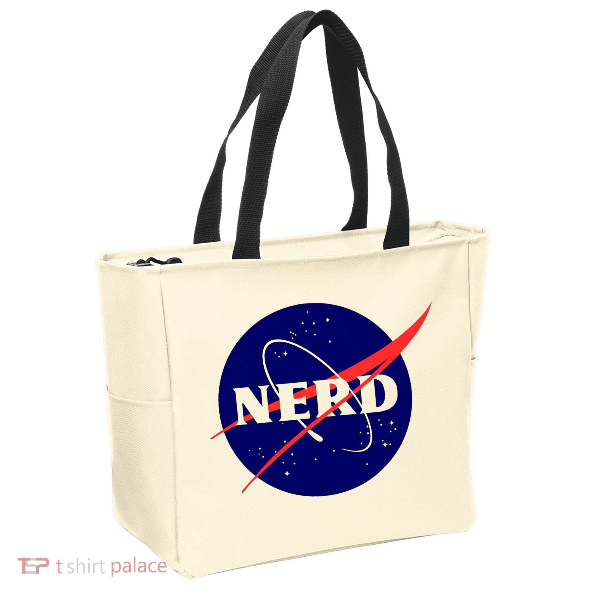Funny Science Nerds Astronaut Astronomy Space Planets Galaxy Tote Bag