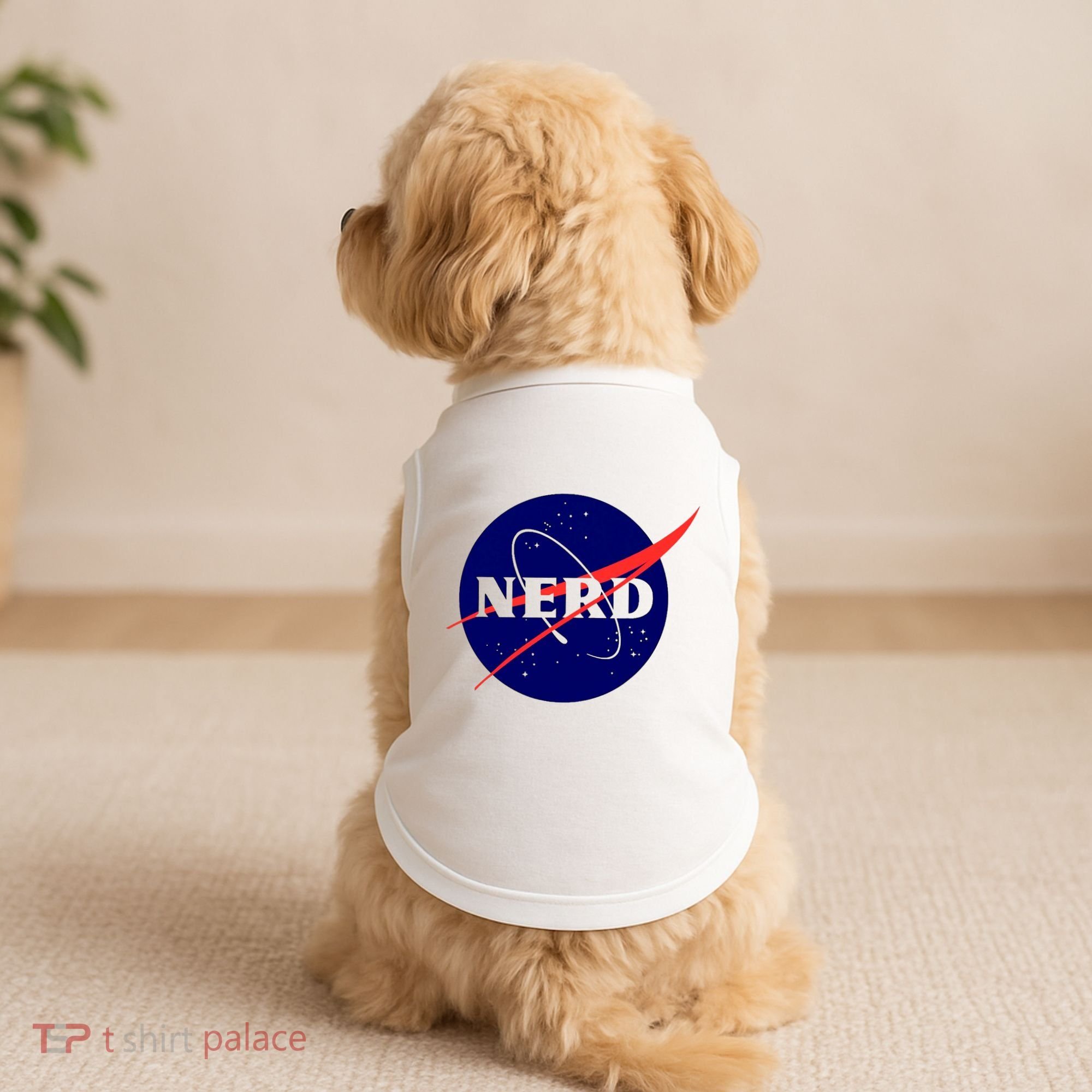 Funny Science Nerds Astronaut Astronomy Space Planets Galaxy Doggie Tank