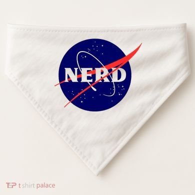 Funny Science Nerds Astronaut Astronomy Space Planets Galaxy USA-Made Doggie Bandana