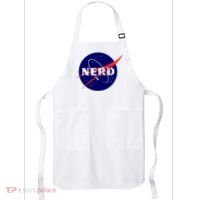 Funny Science Nerds Astronaut Astronomy Space Planets Galaxy Apron thumb 0