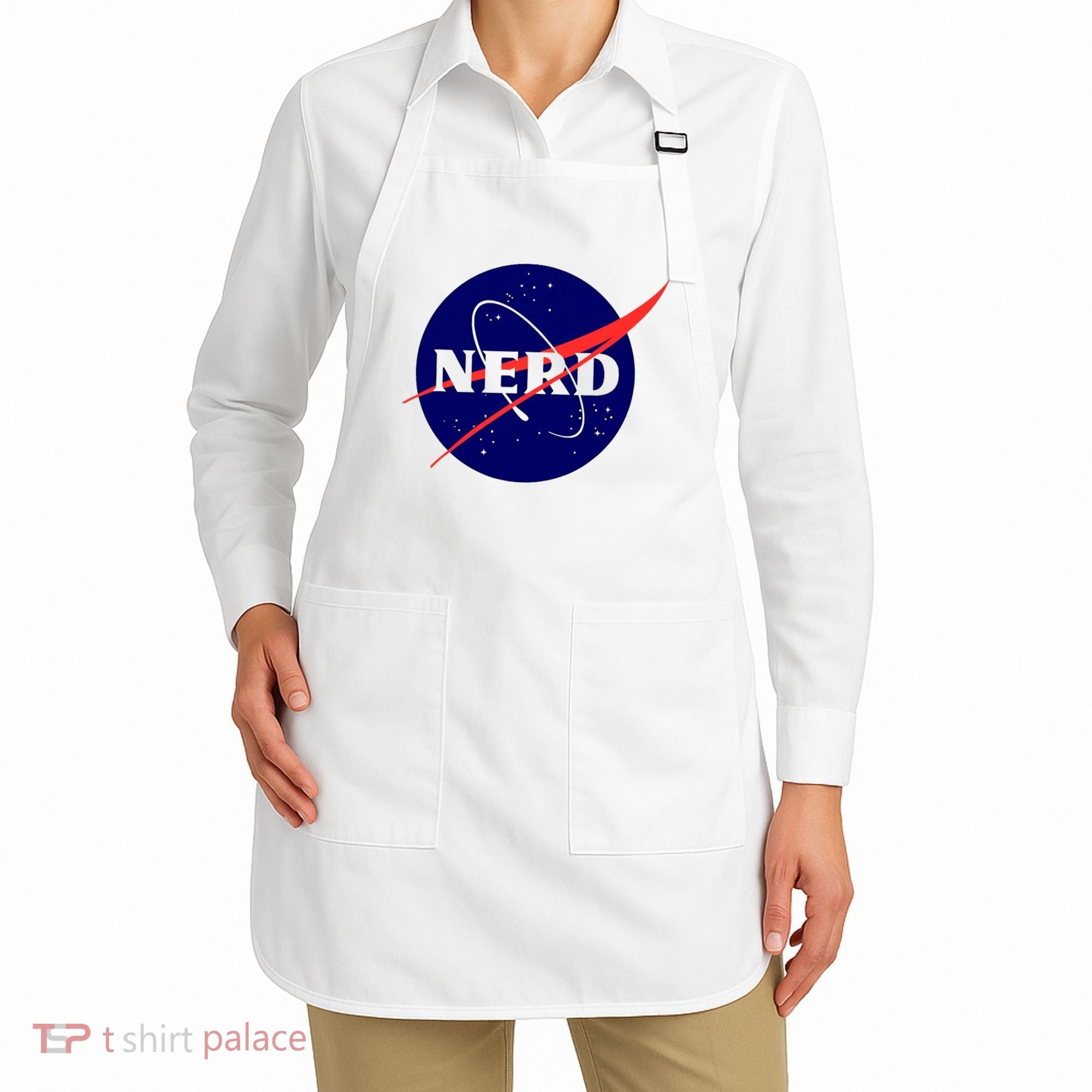 Funny Science Nerds Astronaut Astronomy Space Planets Galaxy Apron