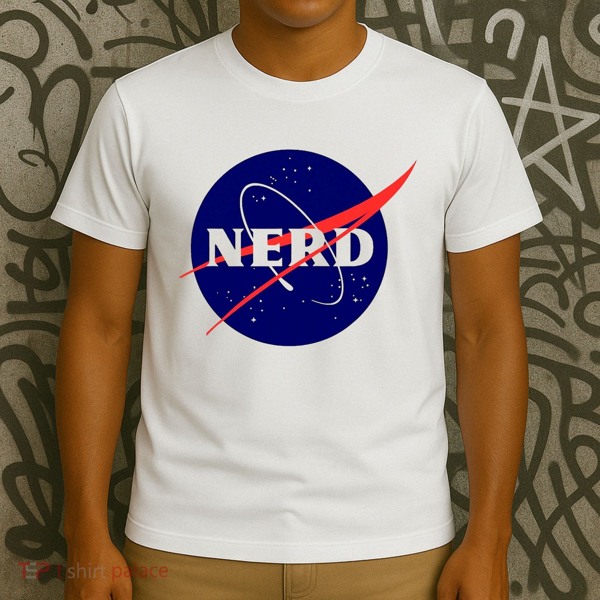 Funny Science Nerds Astronaut Astronomy Space Planets Galaxy T-Shirt