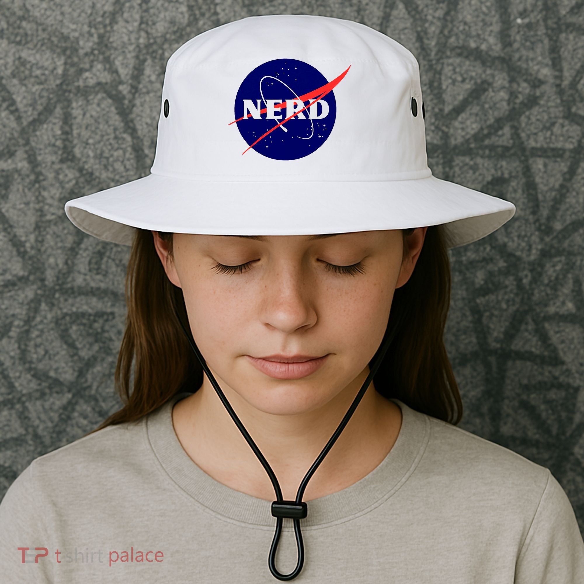 Funny Science Nerds Astronaut Astronomy Space Planets Galaxy Bucket Hat